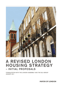 A REVISED LONDON HOUSING STRATEGY – INITIAL PROPOSALS