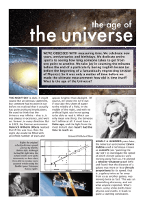 the universe the age of