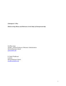 Geoffrey Jones Joseph C. Wilson Professor of Business Administration Harvard Business School