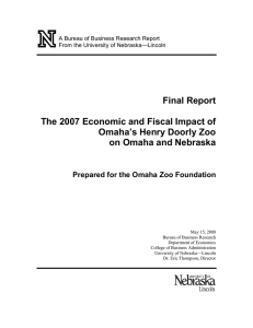 Final Report The 2007 Economic and Fiscal Impact of