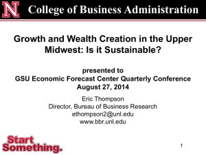 College of Business Administration Growth and Wealth Creation in the Upper