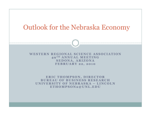 Outlook for the Nebraska Economy