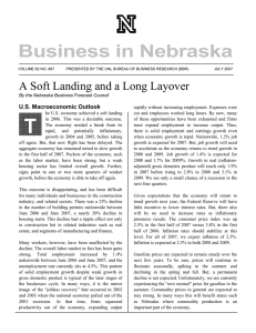 Business in Nebraska A Soft Landing and a Long Layover
