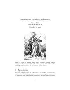 Measuring and visualizing performance Nicolas Melot  November 20, 2015