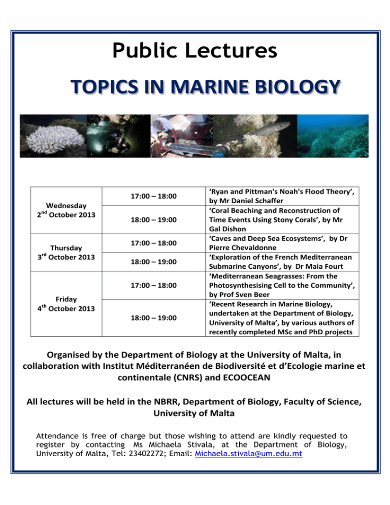 marine biology essay topics
