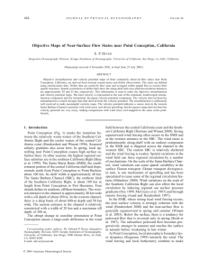 Objective Maps of Near-Surface Flow States near Point Conception, California 444