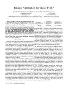 Design Automation for IEEE P1687