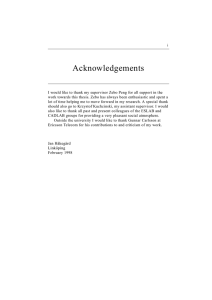 Acknowledgements