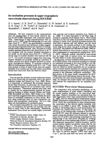 Ice nucleation processes in upper tropospheric wave-clouds