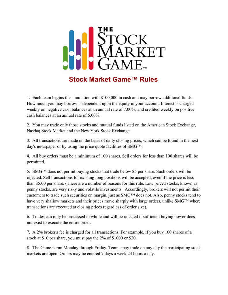 the stock market game essay