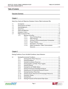 Table of Contents Executive Summary Chapter 1