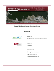 Route 79 / Davol Street Corridor Study  May 2014