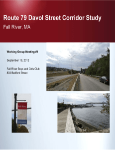 Route 79 Davol Street Corridor Study  Fall River, MA
