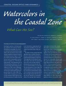 Watercolors in the Coastal Zone What Can We See?