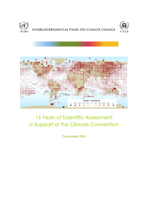 16 Years of Scientific Assessment in Support of the Climate Convention