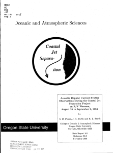 Jceanic and Atmospheric Sciences tion Jet Coastal