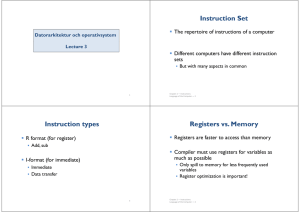 Instruction Set