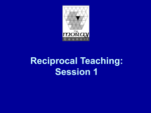 Reciprocal Teaching: Session 1