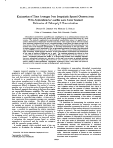 Estimation of Time Averages from Irregularly Spaced Observations'