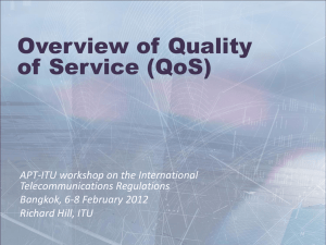 Overview of Quality of Service (QoS)