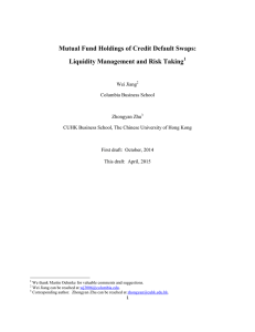 Mutual Fund Holdings of Credit Default Swaps: