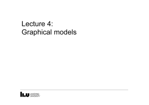 Lecture 4: Graphical models