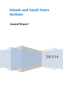 Islands and Small States Institute 2013/14