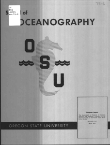 OCEANOGRAPHY of -3.