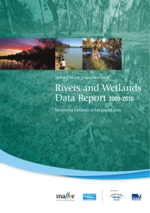 Rivers and Wetlands Data Report 2009-2010 Mallee CMA and Mallee Waterwatch
