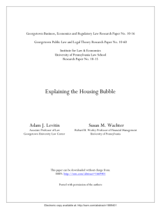 Georgetown Business, Economics and Regulatory Law Research Paper No. 10-16