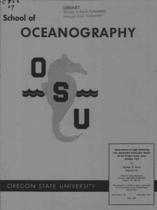 OCEANOGRAPHY 07 7/'
