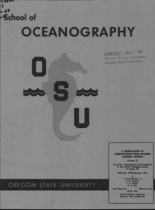 OCEANOGRAPHY // 'School of