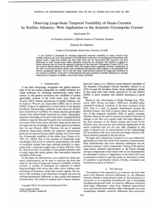 by Satellite Altimetry: With Application to the Antarctic Circumpolar Current