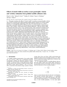 Effects of stencil width on surface ocean geostrophic velocity