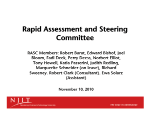Rapid Assessment and Steering Committee