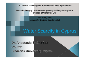 UCL Grand Challenge of Sustainable Cities Symposium: