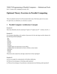 Optional Theory Exercises in Parallel Computing