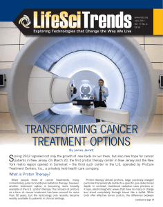 TRANSFORMING CANCER TREATMENT OPTIONS S