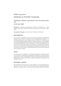 Challenges in Scientific Computing EPSRC Symposium ods