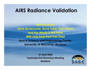 AIRS Radiance Validation