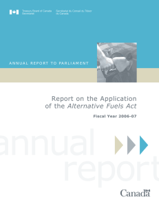 annual report L Report on the Application