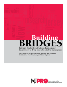 Bridges Building  Between Academic Institutions, Business and