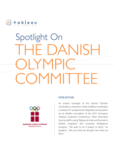 THE  DANISH OLYMPIC COMMITTEE Spotlight On