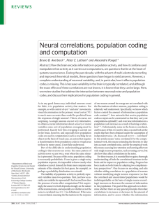 Neural correlations, population coding and computation