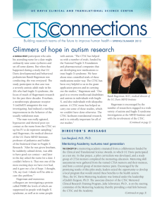Glimmers of hope in autism research