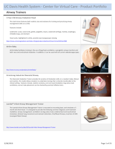 UC Davis Health System - Center for Virtual Care -... Airway Trainers 3-Year-Old Airway Intubation Head