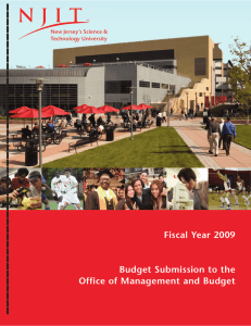 Fiscal Year 2009 Budget Submission to the Office of Management and Budget