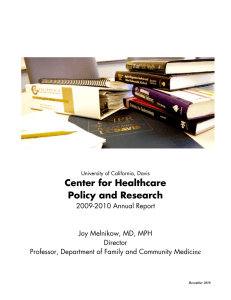 Center for Healthcare Policy and Research
