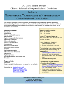 Nephrology, Transplant &amp; Hypertension