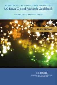 UC Davis Clinical Research Guidebook